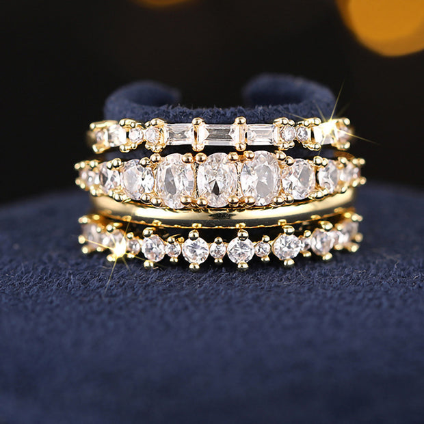 Lux High-grade Geometric Ring