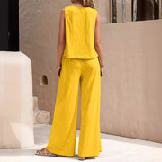 Loose Pullover Crew Neck Casual Women Suit