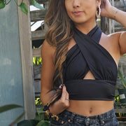 Twist Elegance Halter Top