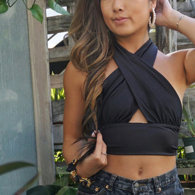 Twist Elegance Halter Top