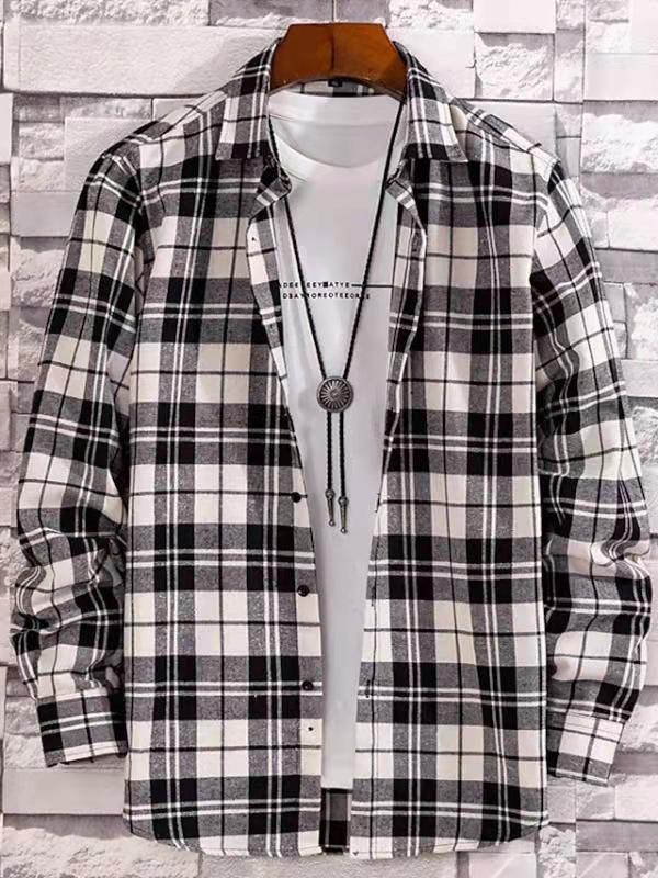 Casual Plaid Overshirt