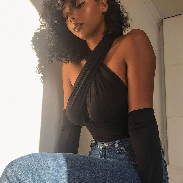 Twist Elegance Halter Top