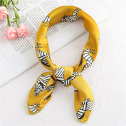 Small Scarf Stewardess Silk Hair Band