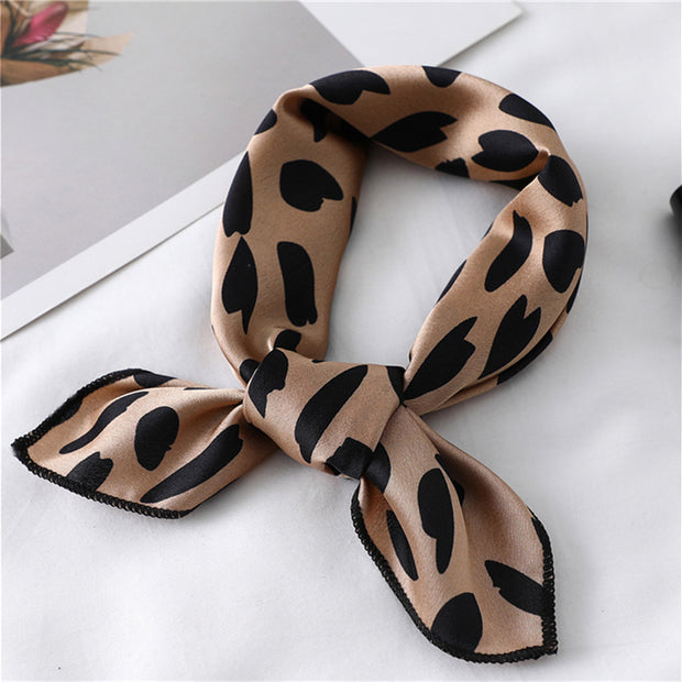 Small Scarf Stewardess Silk Hair Band