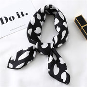 Small Scarf Stewardess Silk Hair Band