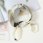 Small Scarf Stewardess Silk Hair Band