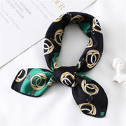 Small Scarf Stewardess Silk Hair Band