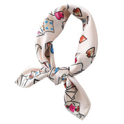 Small Scarf Stewardess Silk Hair Band