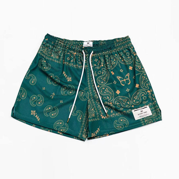 Paisley Shorts Mesh