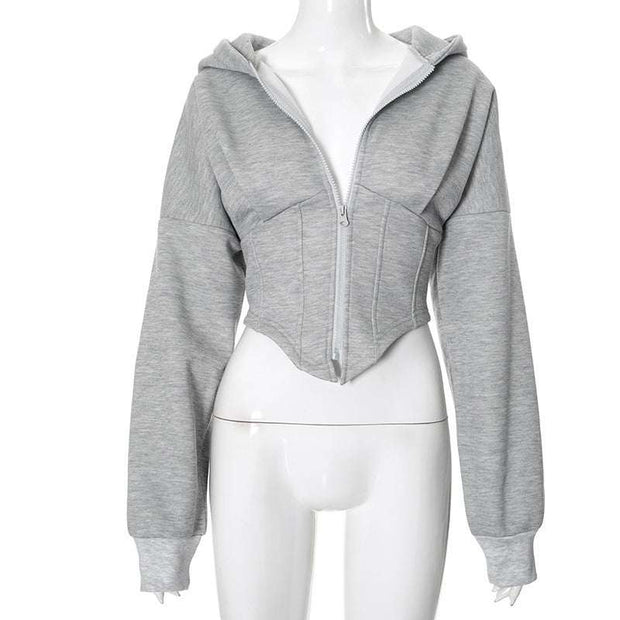 Long Sleeve Corset hoodie
