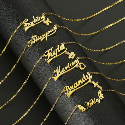 Stainless Steel Customized Various Sign Name Necklace
