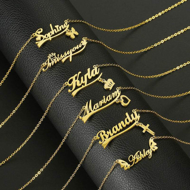 Stainless Steel Customized Various Sign Name Necklace