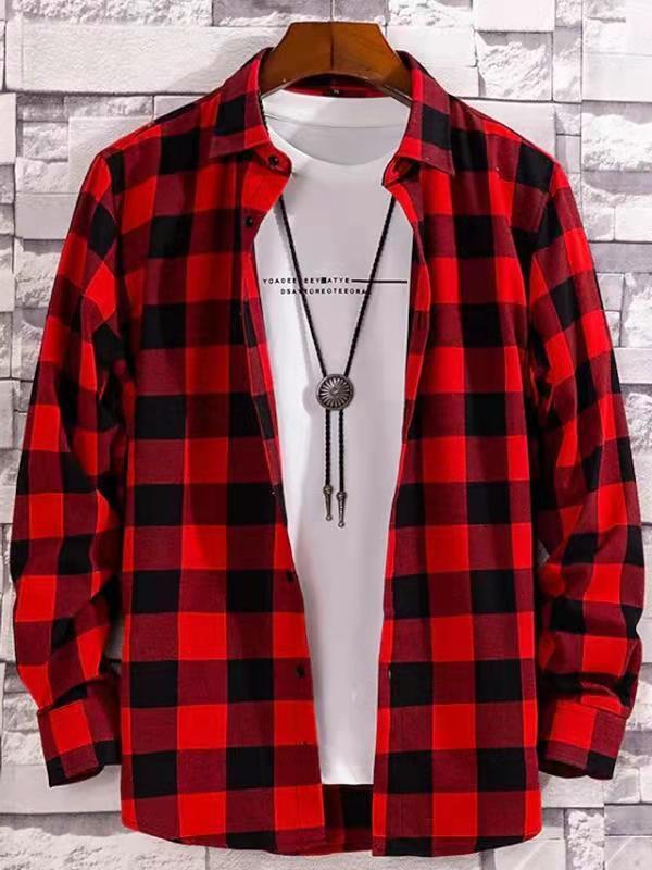 Casual Plaid Overshirt