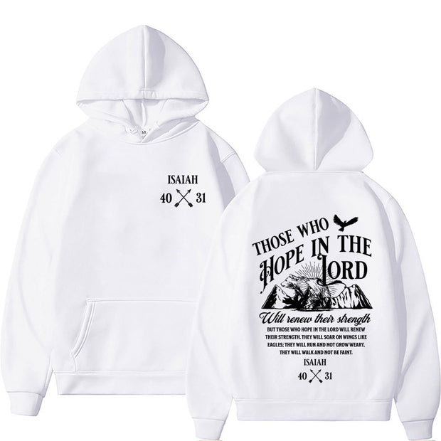 Religious Graphic Hoodie