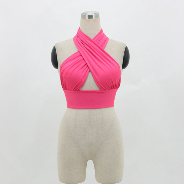 Twist Elegance Halter Top