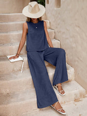 Loose Pullover Crew Neck Casual Women Suit