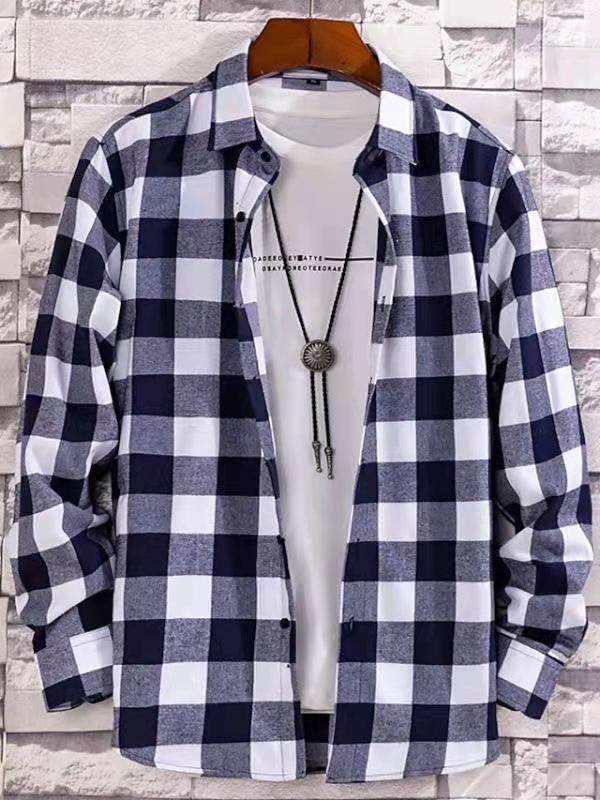 Casual Plaid Overshirt