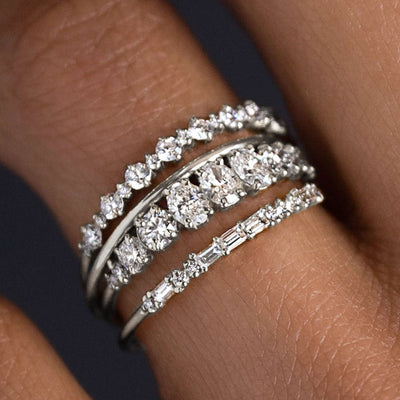 Lux High-grade Geometric Ring