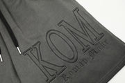 KOM Embroidered Oversized Shorts