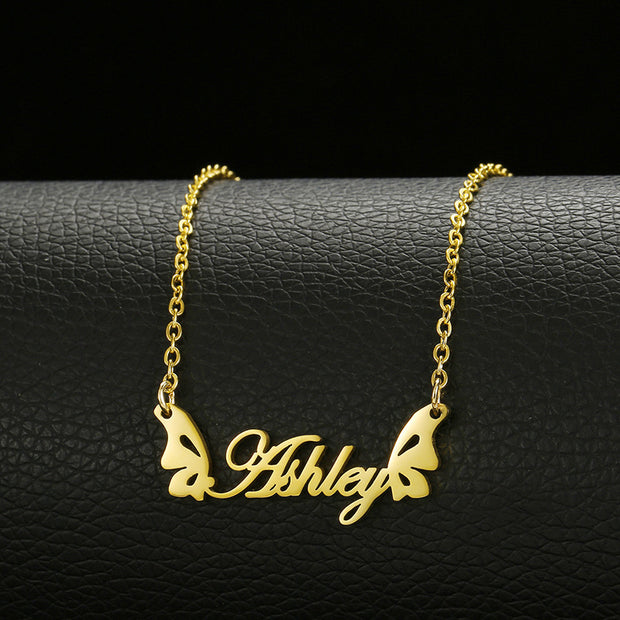 Stainless Steel Customized Various Sign Name Necklace