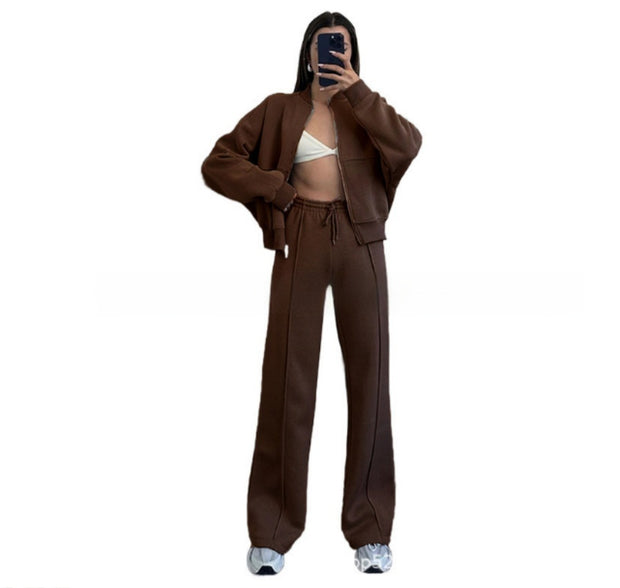 Beige Cozy Tracksuit