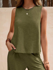 Loose Pullover Crew Neck Casual Women Suit