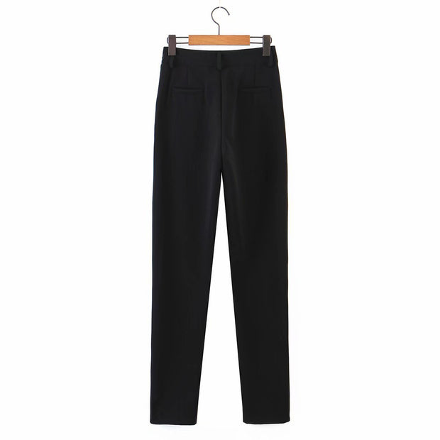 Tailored Trousers With Slits