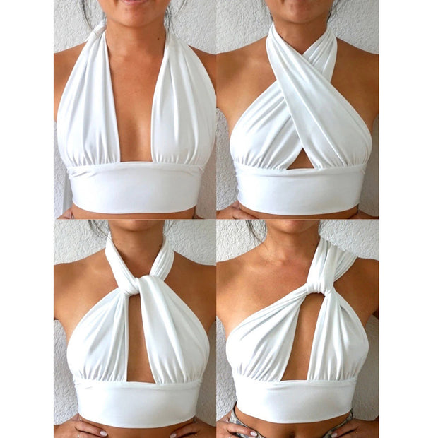 Twist Elegance Halter Top