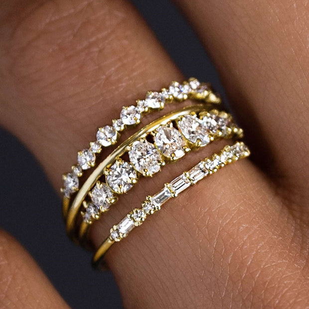 Lux High-grade Geometric Ring