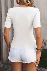 Square-neck Bottoming Shirt