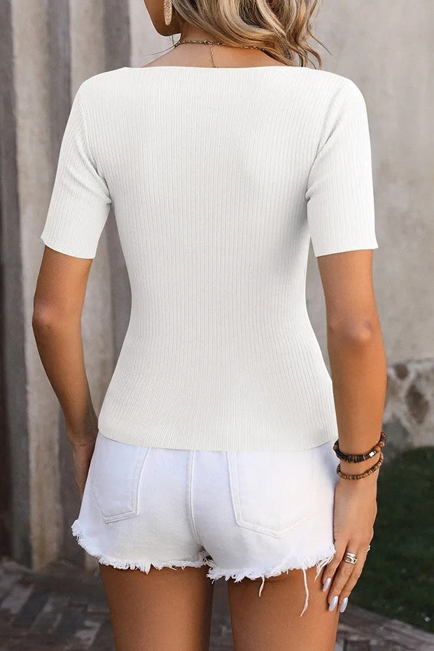 Square-neck Bottoming Shirt