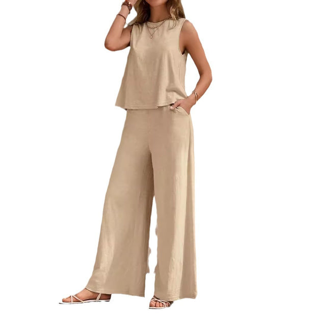 Loose Pullover Crew Neck Casual Women Suit