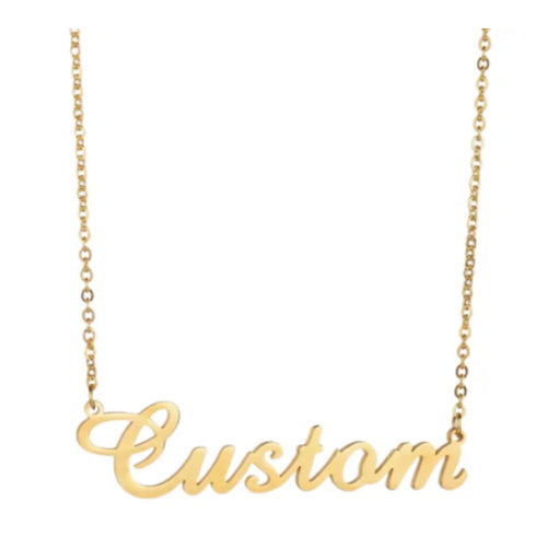 Stainless Steel Customized Various Sign Name Necklace