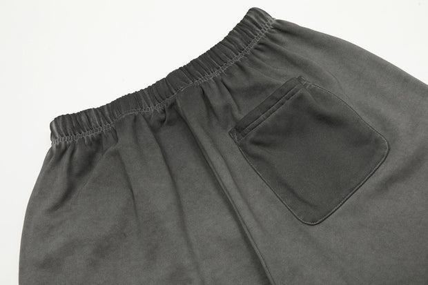 KOM Embroidered Oversized Shorts