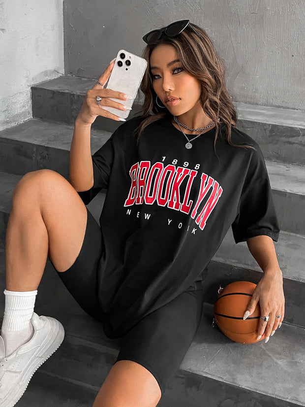 Brooklyn Oversized Graphic Tee