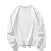 Combed Cotton Round Neck Sweater Wool