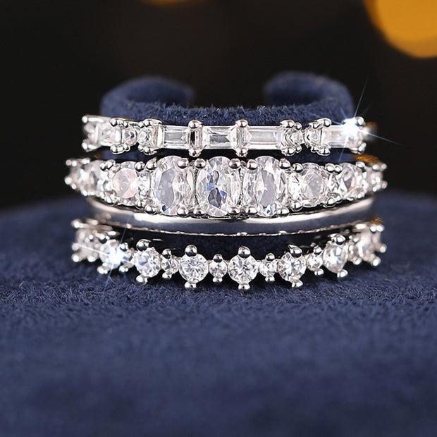 Lux High-grade Geometric Ring