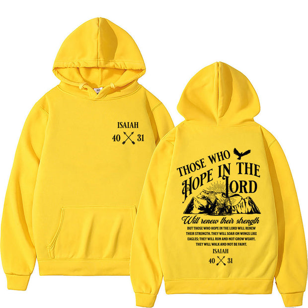 Religious Graphic Hoodie