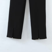 Tailored Trousers With Slits