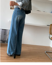 High-Waisted Wide-Leg Jeans