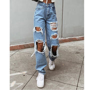 Ripped Baggy Denim Pants