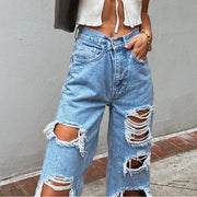 Ripped Baggy Denim Pants