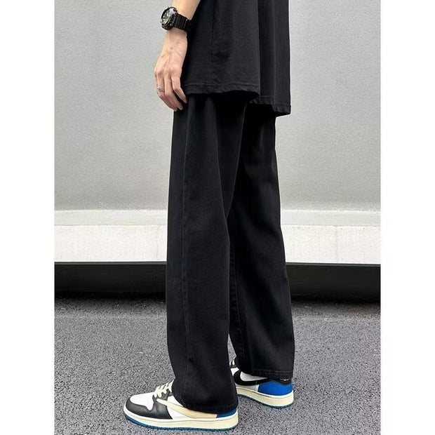 Loose Retro Straight Jeans